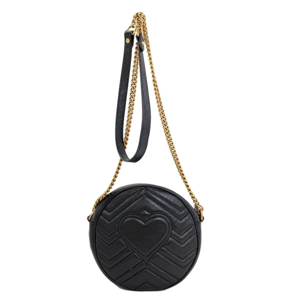 Gucci Black Leather Shoulder Bag (Pre-Owned)
