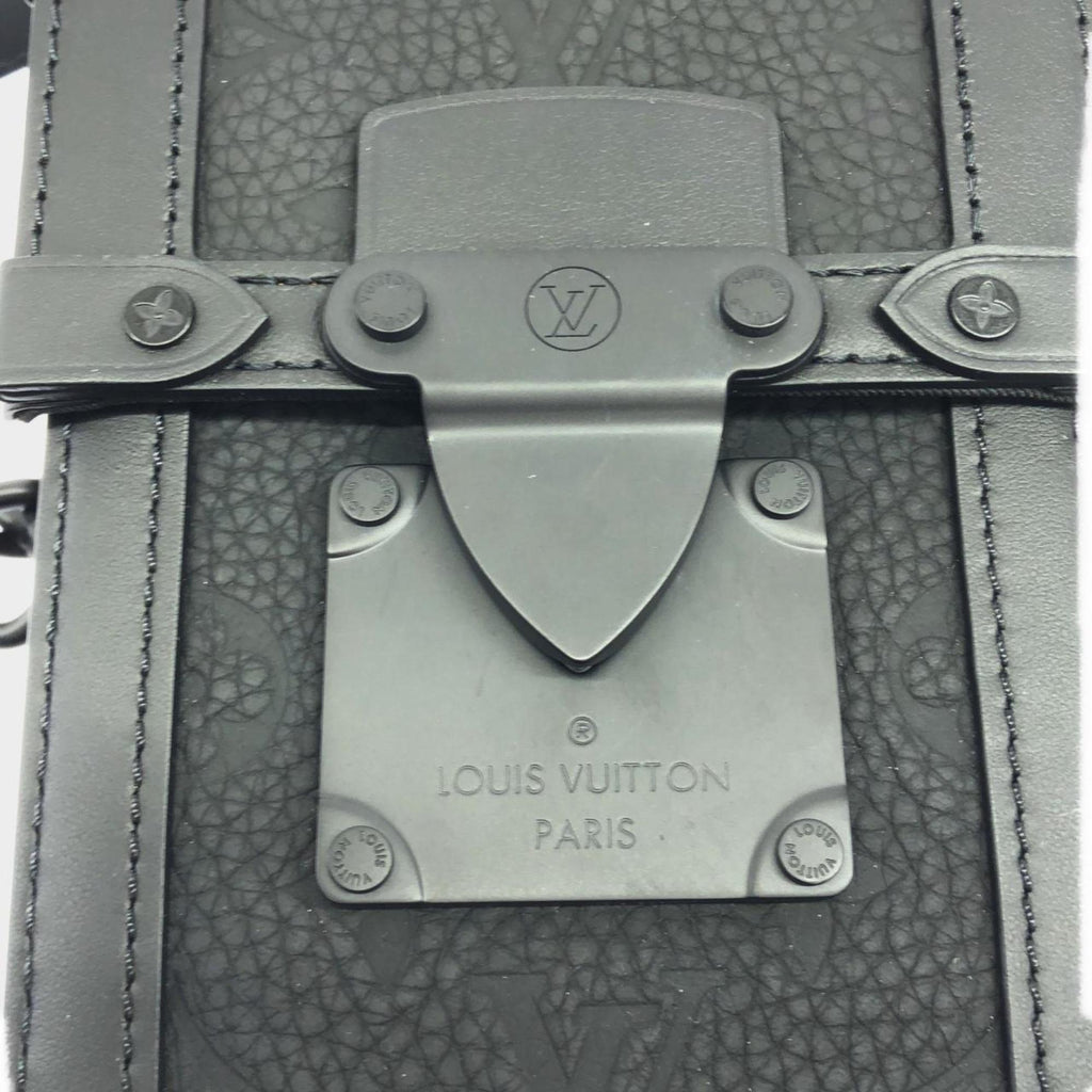 Louis Vuitton Black Leather Shoulder Bag