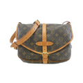 Louis Vuitton Brown Coated Canvas Shoulder Bag