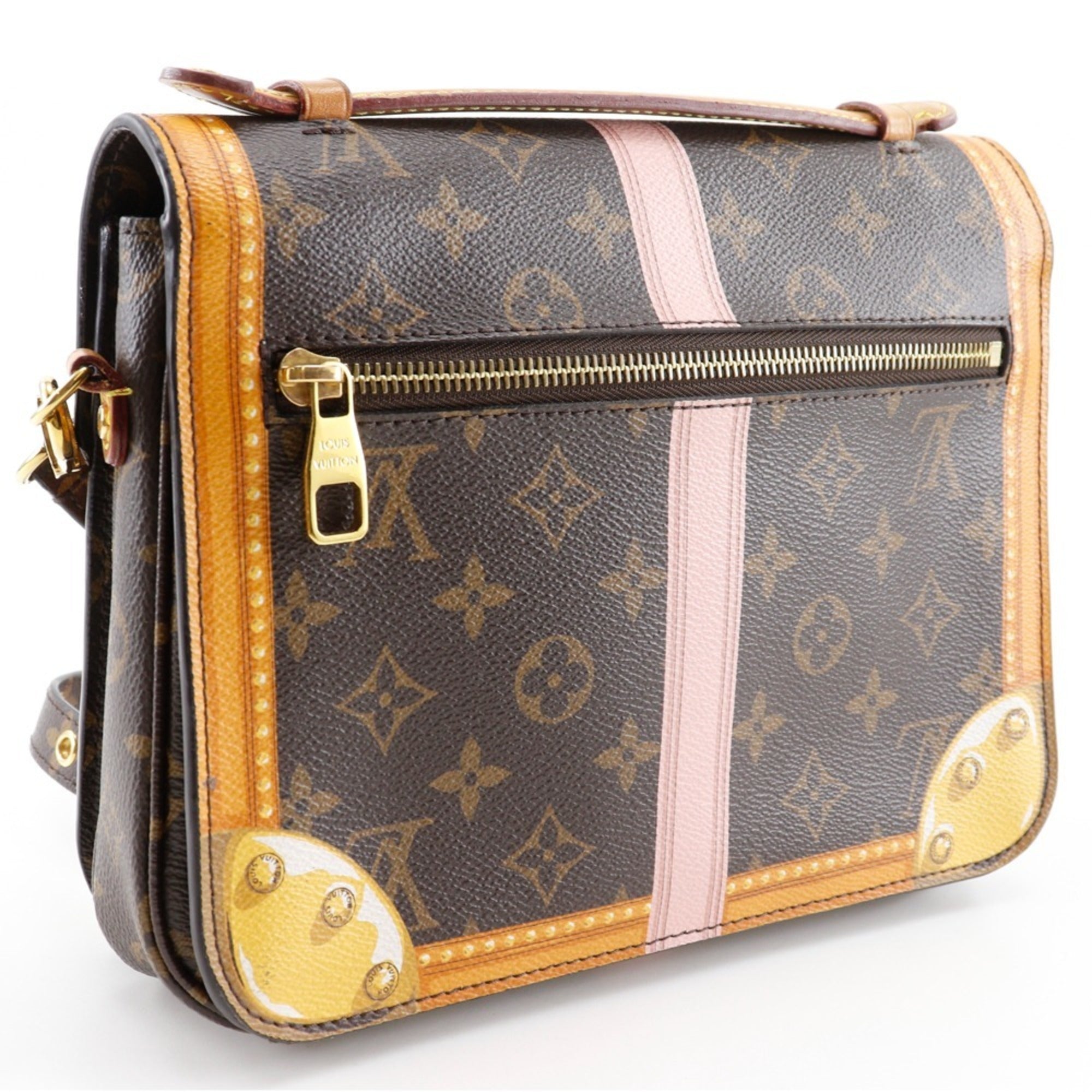 Louis Vuitton Brown Monogram Pochette Shoulder Bag