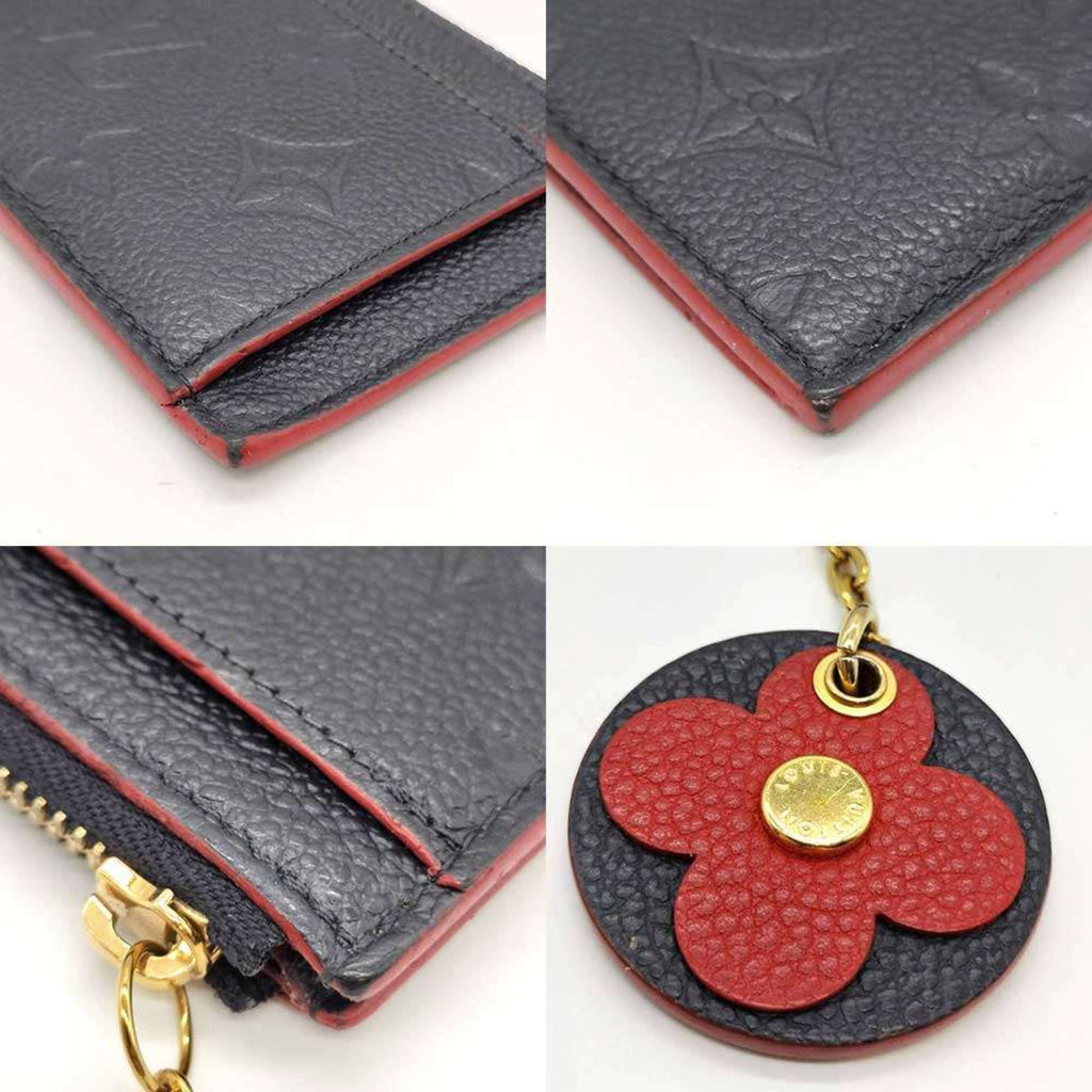 Louis Vuitton Monogram Empreinte Marine Rouge Navy Red Color Monogram Empreinte Coin Purse/Coin Case