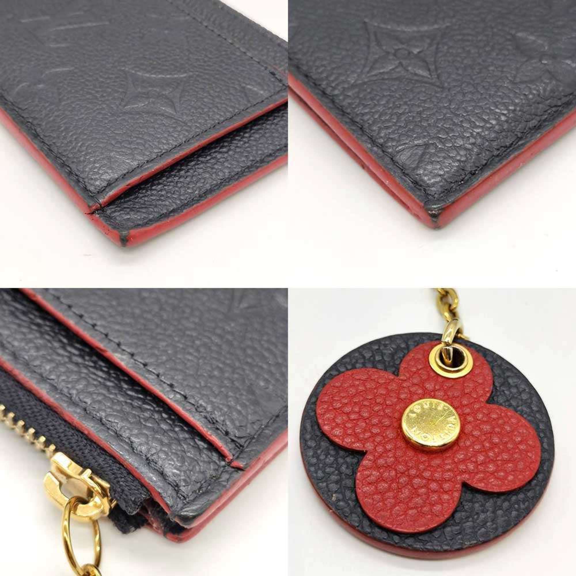Louis Vuitton Monogram Empreinte Marine Rouge Navy Red Color Monogram Empreinte Coin Purse/Coin Case