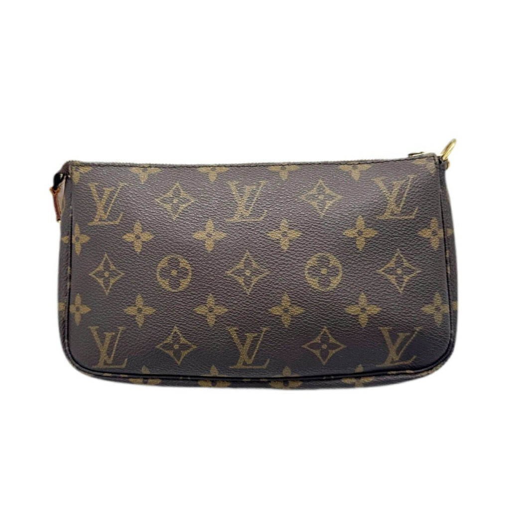 Louis Vuitton Brown Monogram Pochette Pouch