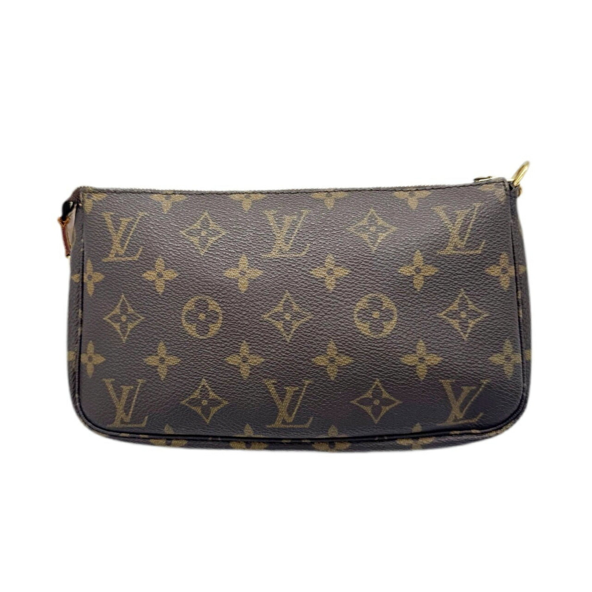 Louis Vuitton Brown Monogram Pochette Pouch