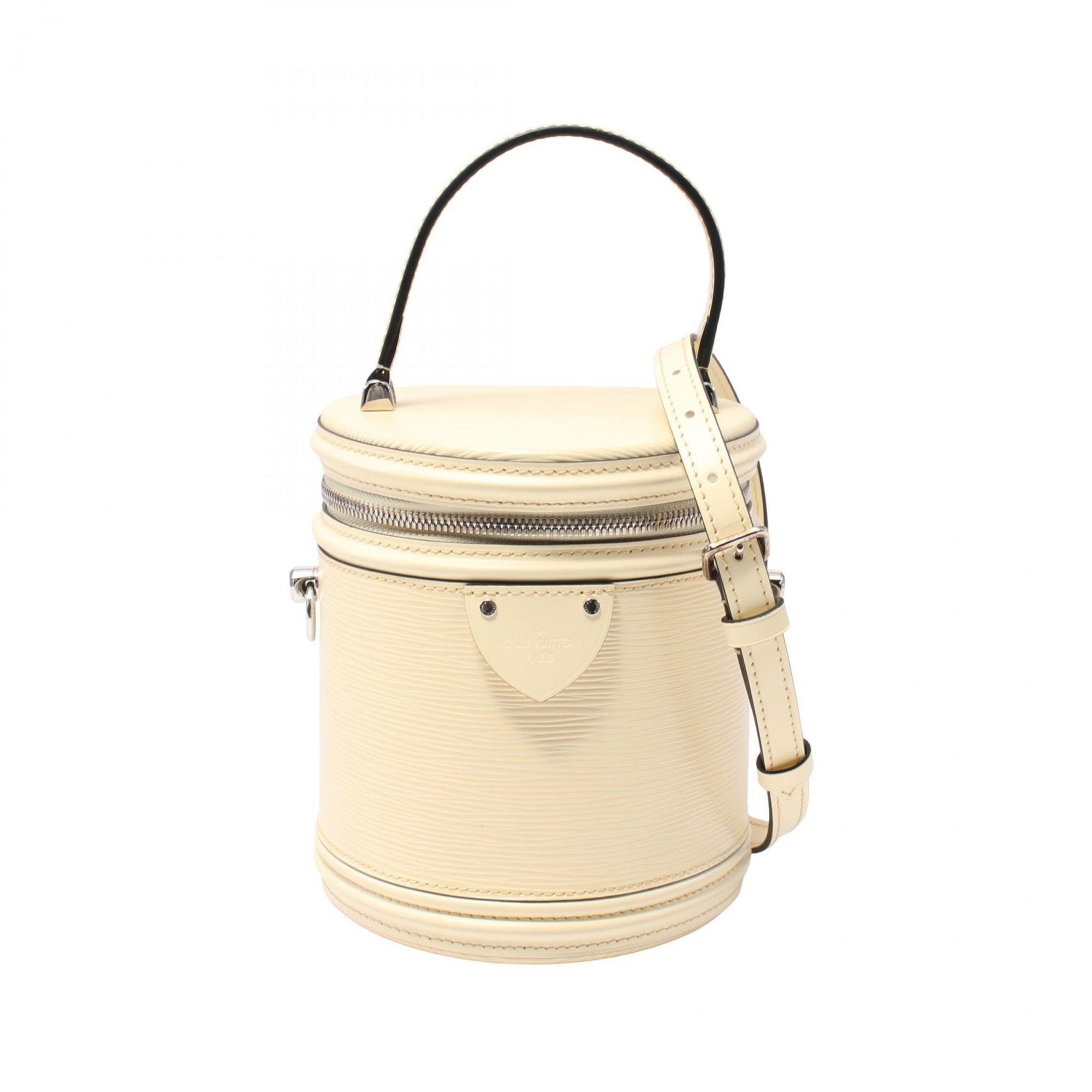 Louis Vuitton Yellow Epi Leather Handbag Vanity Bag