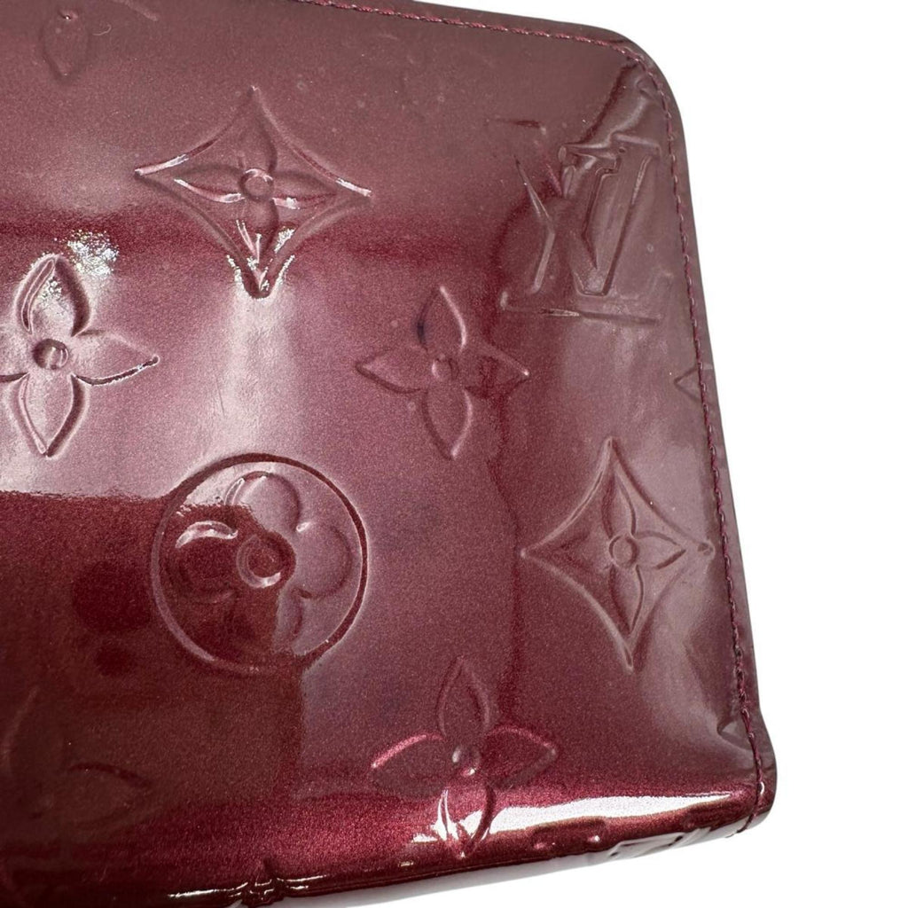 Louis Vuitton Monogram Vernis Magenta Monogram Vernis Long Wallet