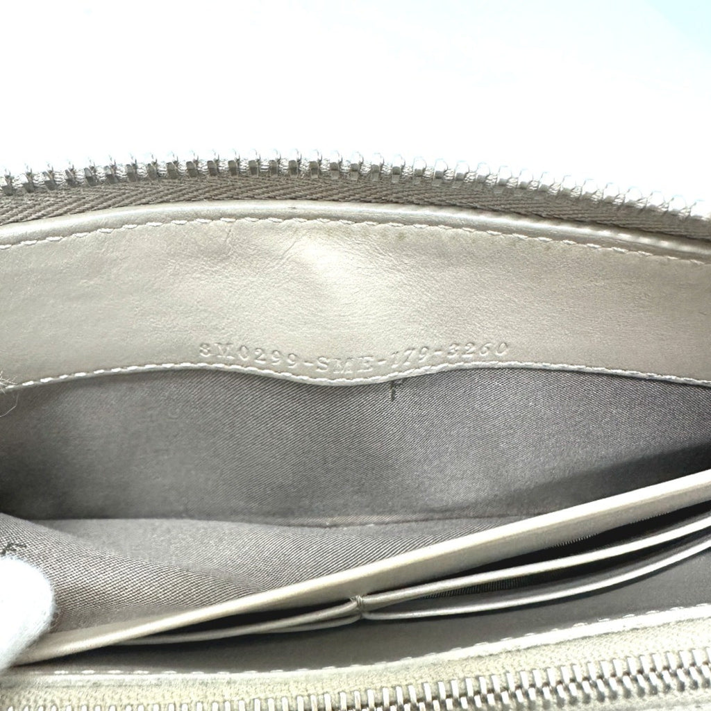 Fendi Beige Leather Long Wallet (Bi-Fold)