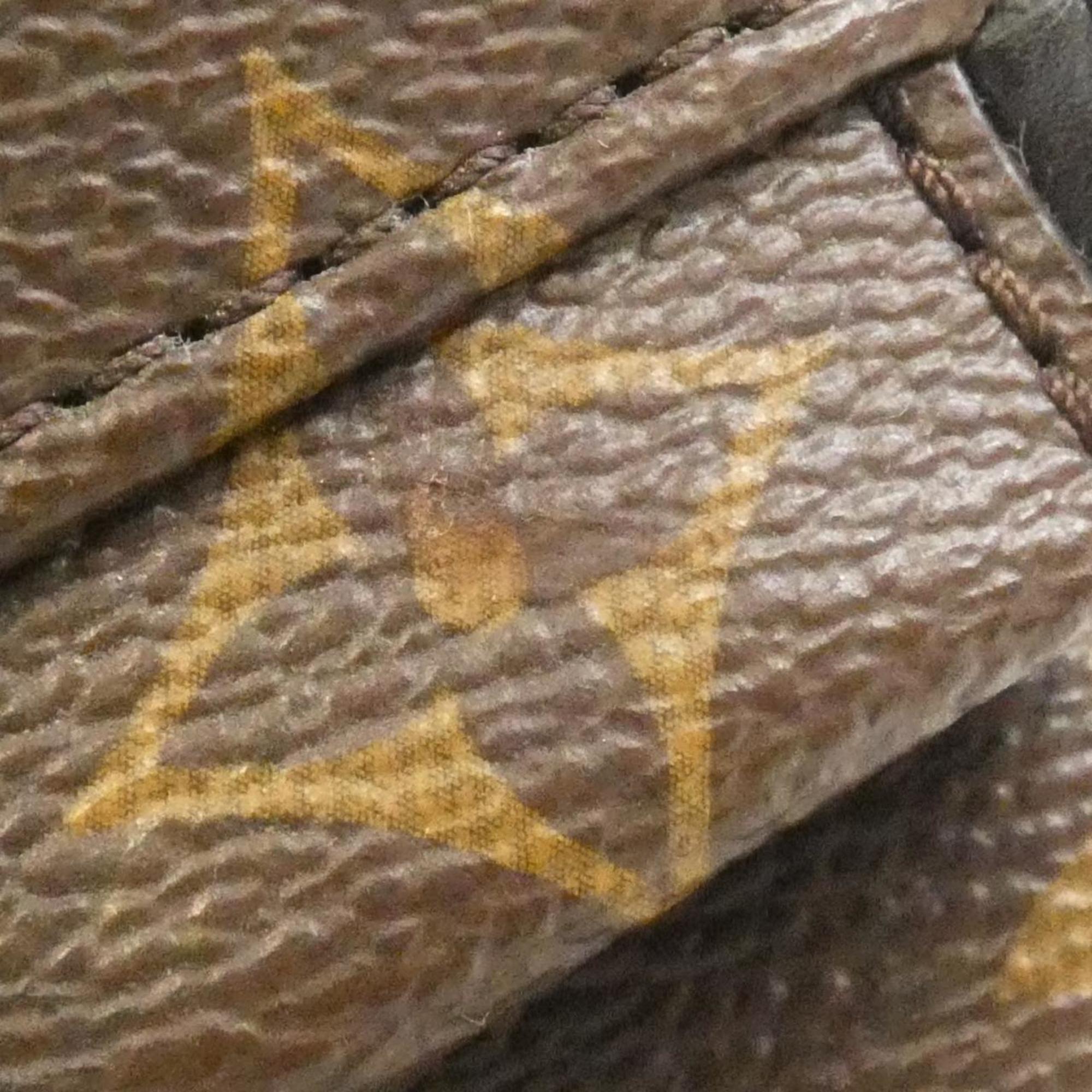 Louis Vuitton Brown Coated Canvas Backpack