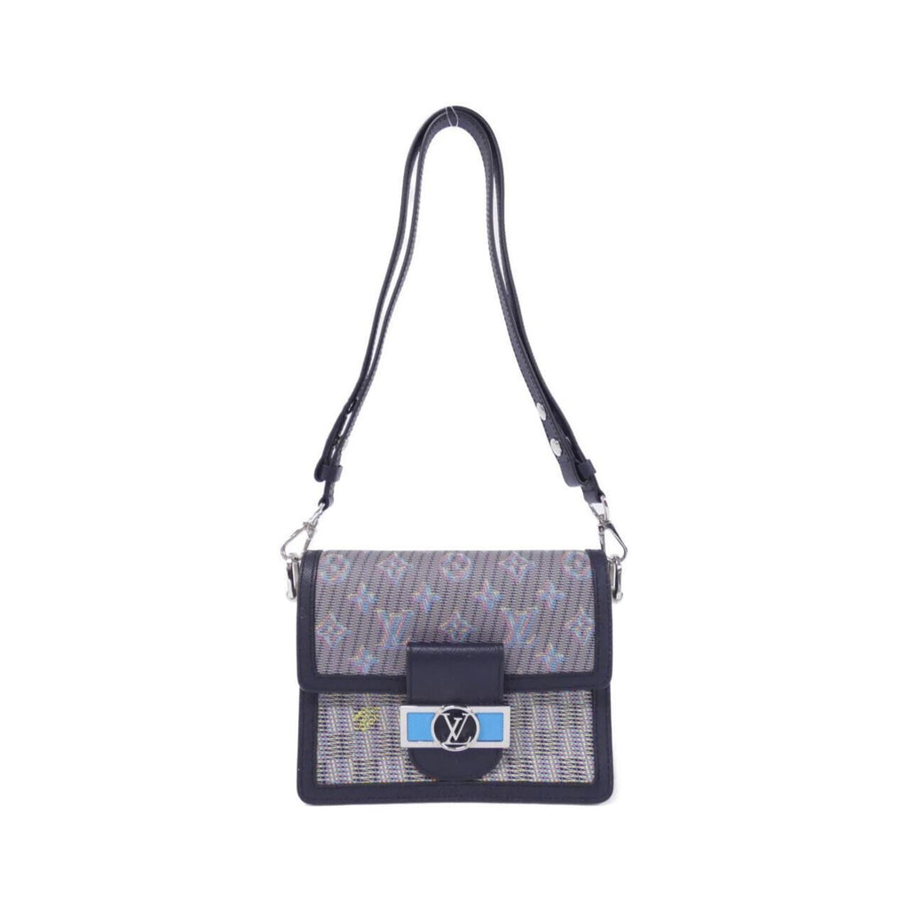 Louis Vuitton Blue Leather Shoulder Bag