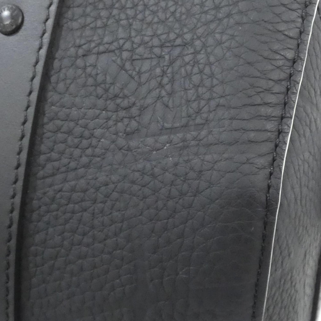 Louis Vuitton Black Leather Shoulder Bag