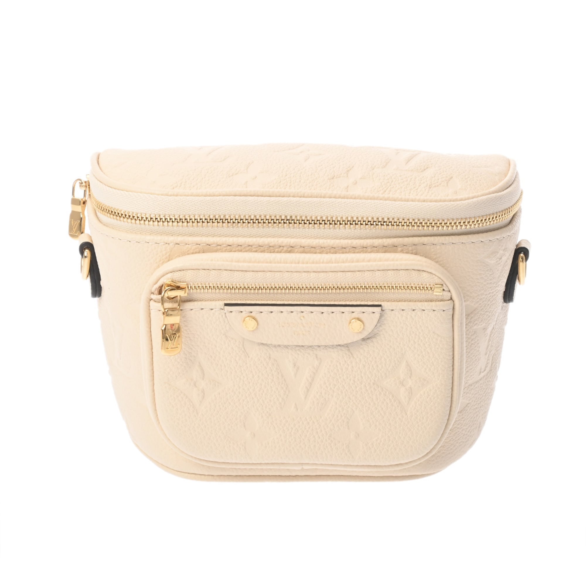 Louis Vuitton Cream Leather Shoulder Bag