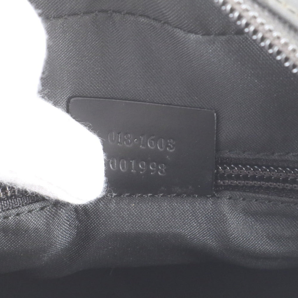 Gucci Black Nylon Leather Clutch Bag Pouch (Pre-Owned)