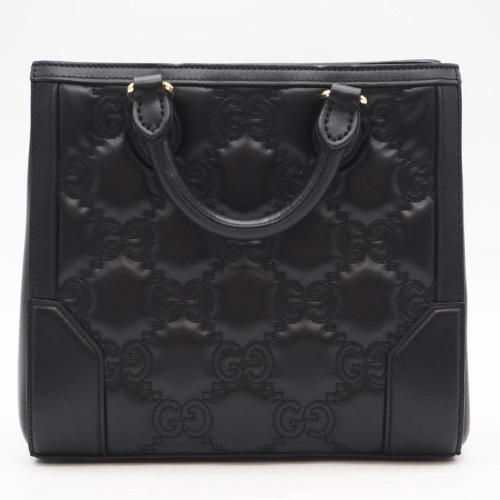 Gucci Black Leather Handbag (Pre-Owned)