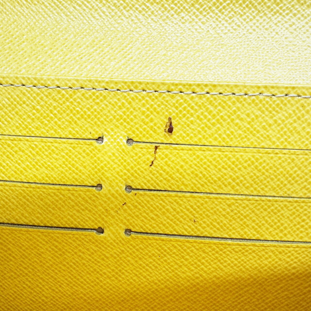 Louis Vuitton Yellow Epi Leather Long Wallet