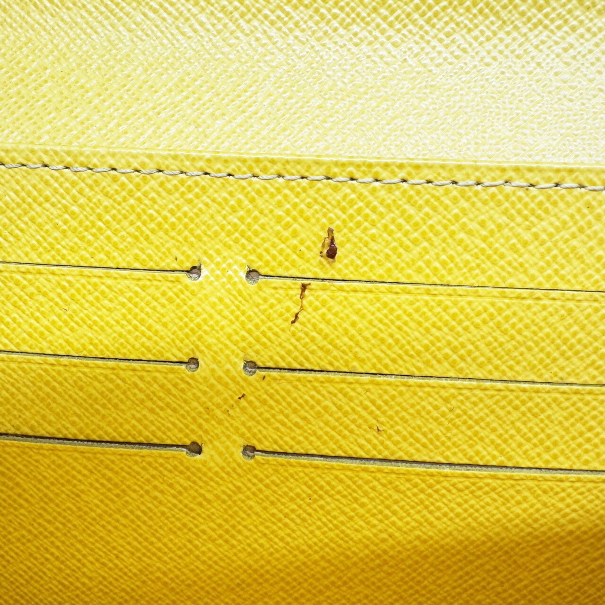Louis Vuitton Yellow Epi Leather Long Wallet