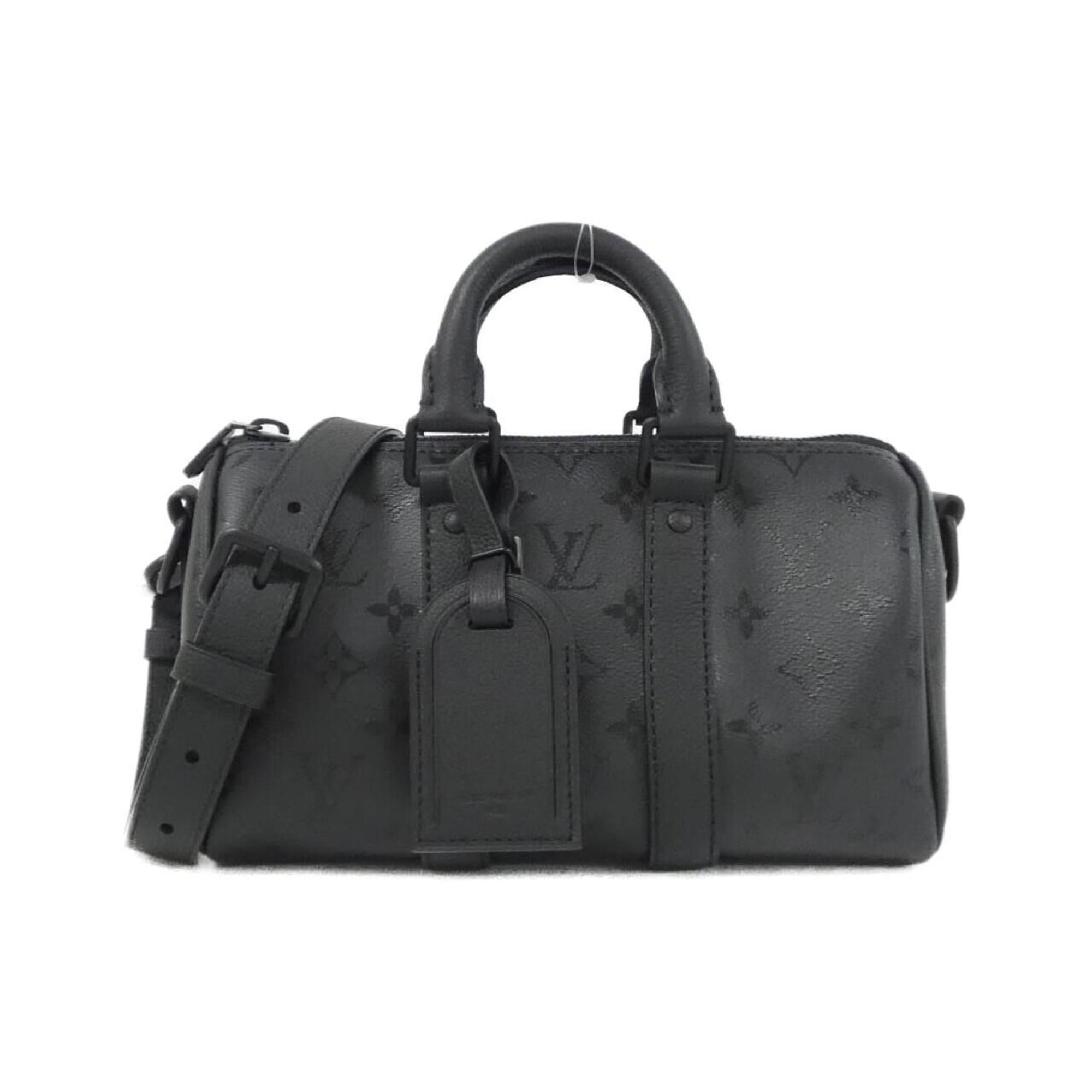 Louis Vuitton Black Leather Handbag