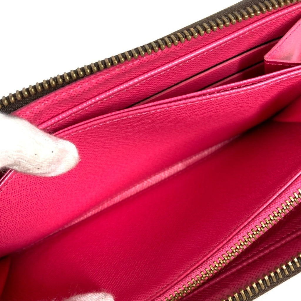 Louis Vuitton Monogram Brown Monogram Pink Monogram Long Wallet