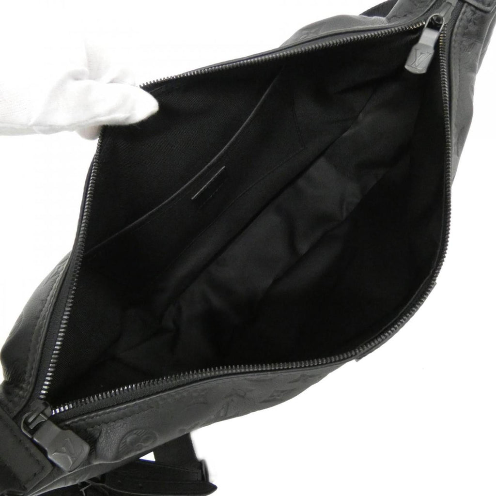 Louis Vuitton Black Leather Shoulder Bag
