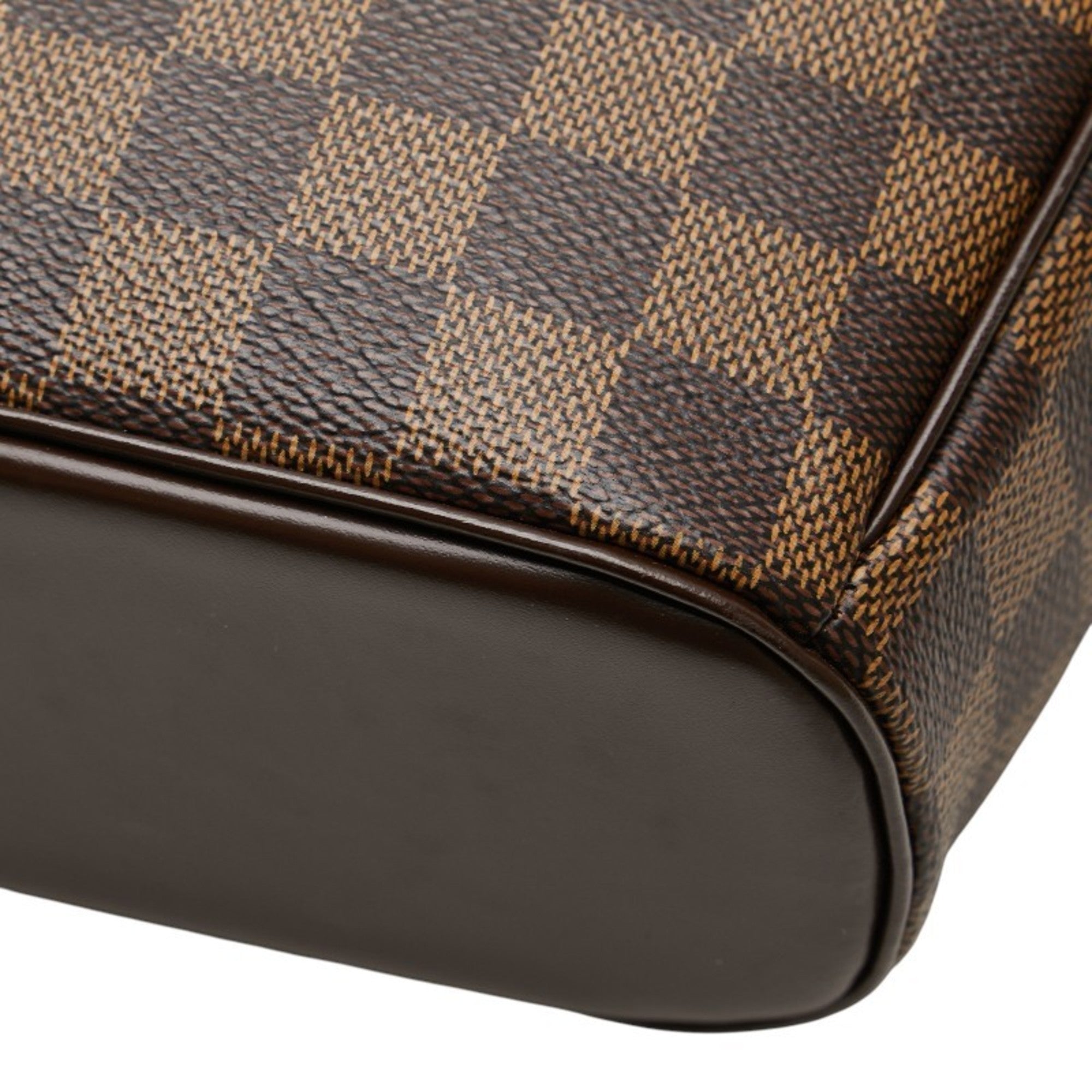 Louis Vuitton Damier Brown Pvc Leather Shoulder Bag