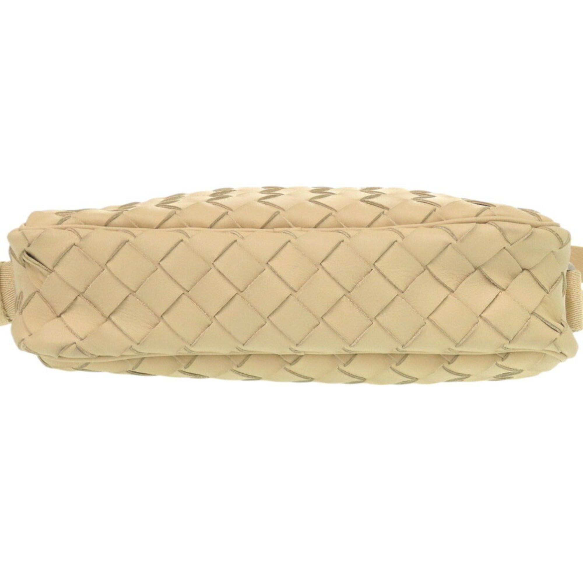 Bottega Veneta Beige Leather Shoulder Bag