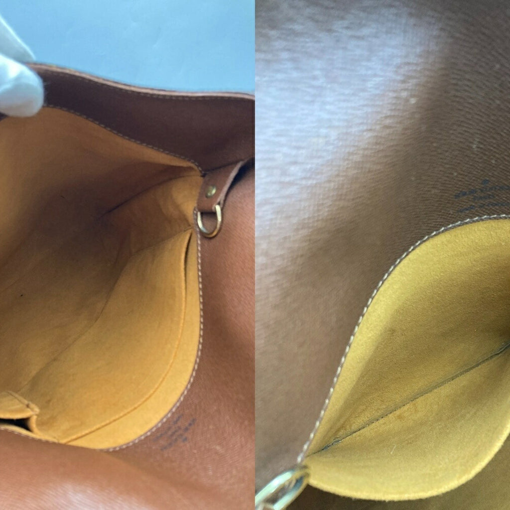 Louis Vuitton Brown Pvc Leather Shoulder Bag