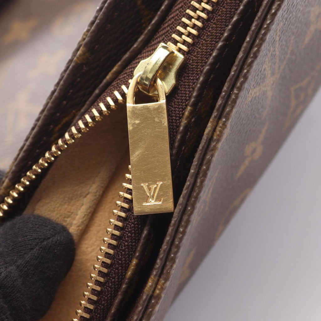 Louis Vuitton Brown Pvc Leather Shoulder Bag