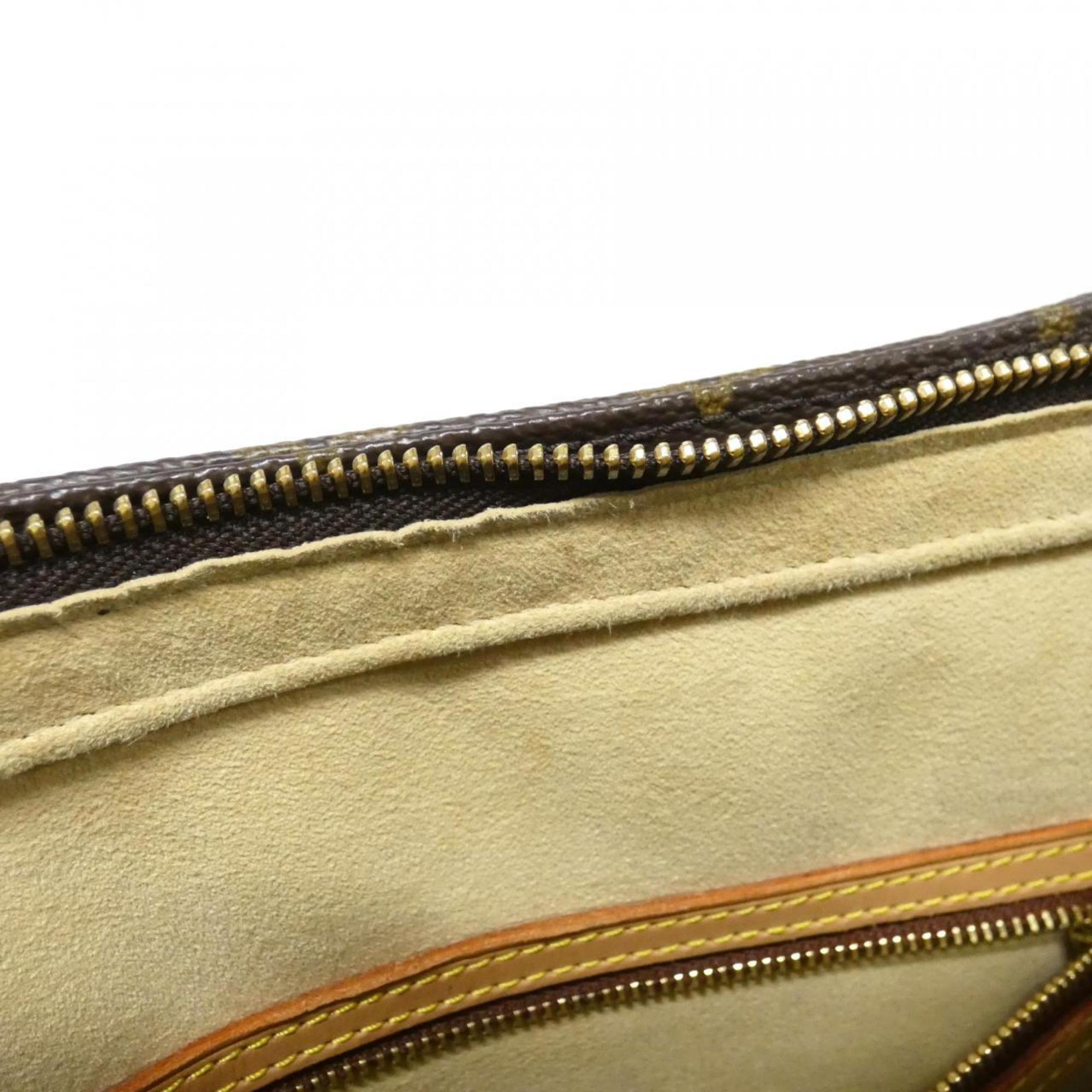Louis Vuitton Brown Coated Canvas Shoulder Bag