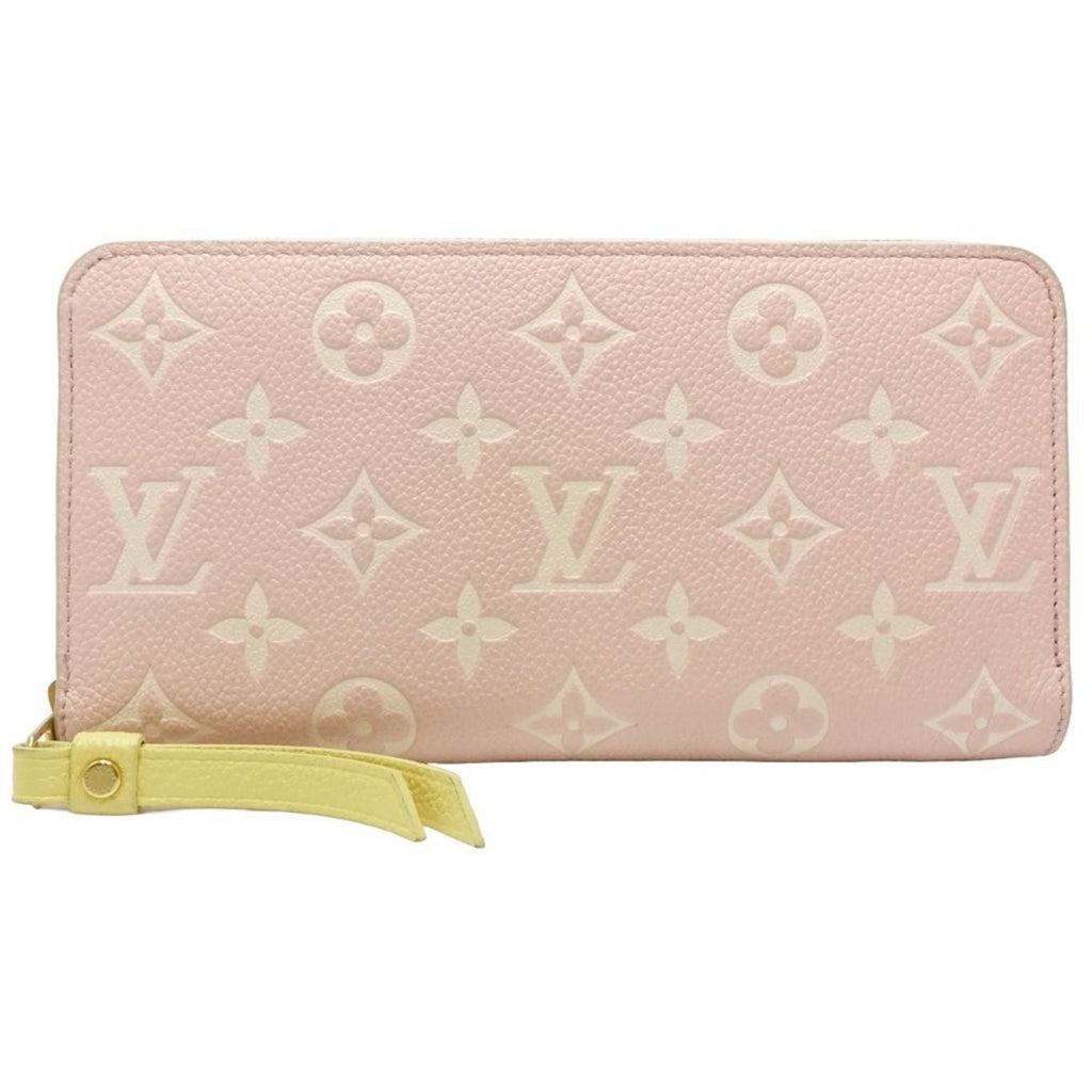 Louis Vuitton Beige Pink Yellow Monogram Empreinte Long Wallet