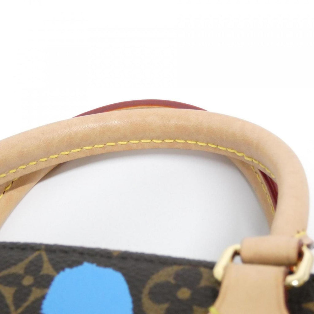 Louis Vuitton Brown Coated Canvas Handbag