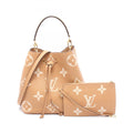 Louis Vuitton Brown Ivory Monogram Empreinte Shoulder Bag