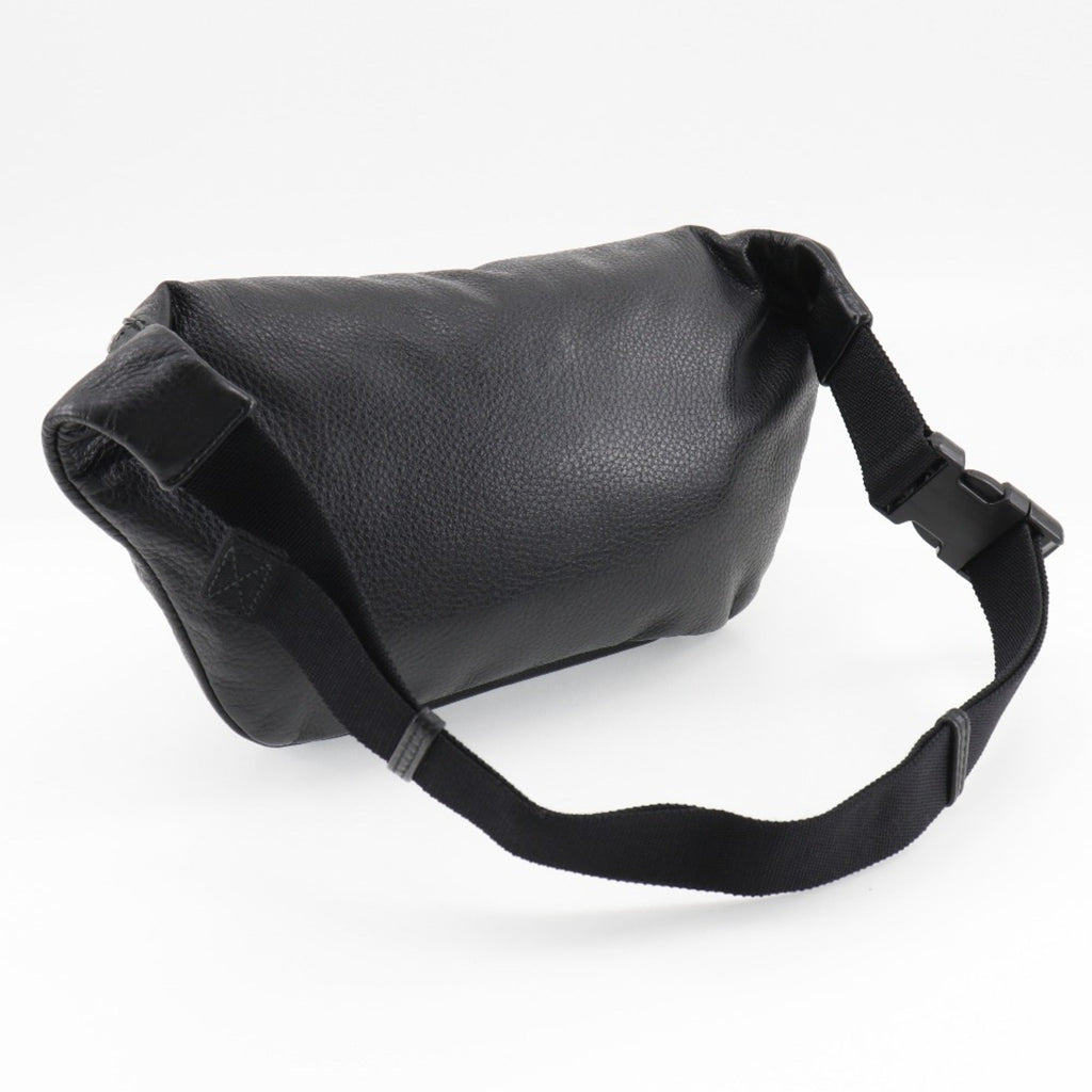 Balenciaga Black Leather Fanny Pack