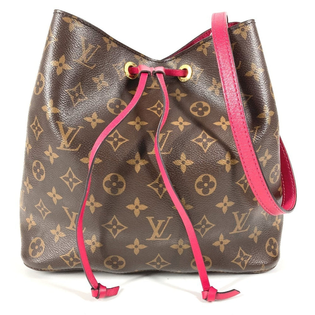 Louis Vuitton Brown Pink Monogram Shoulder Bag