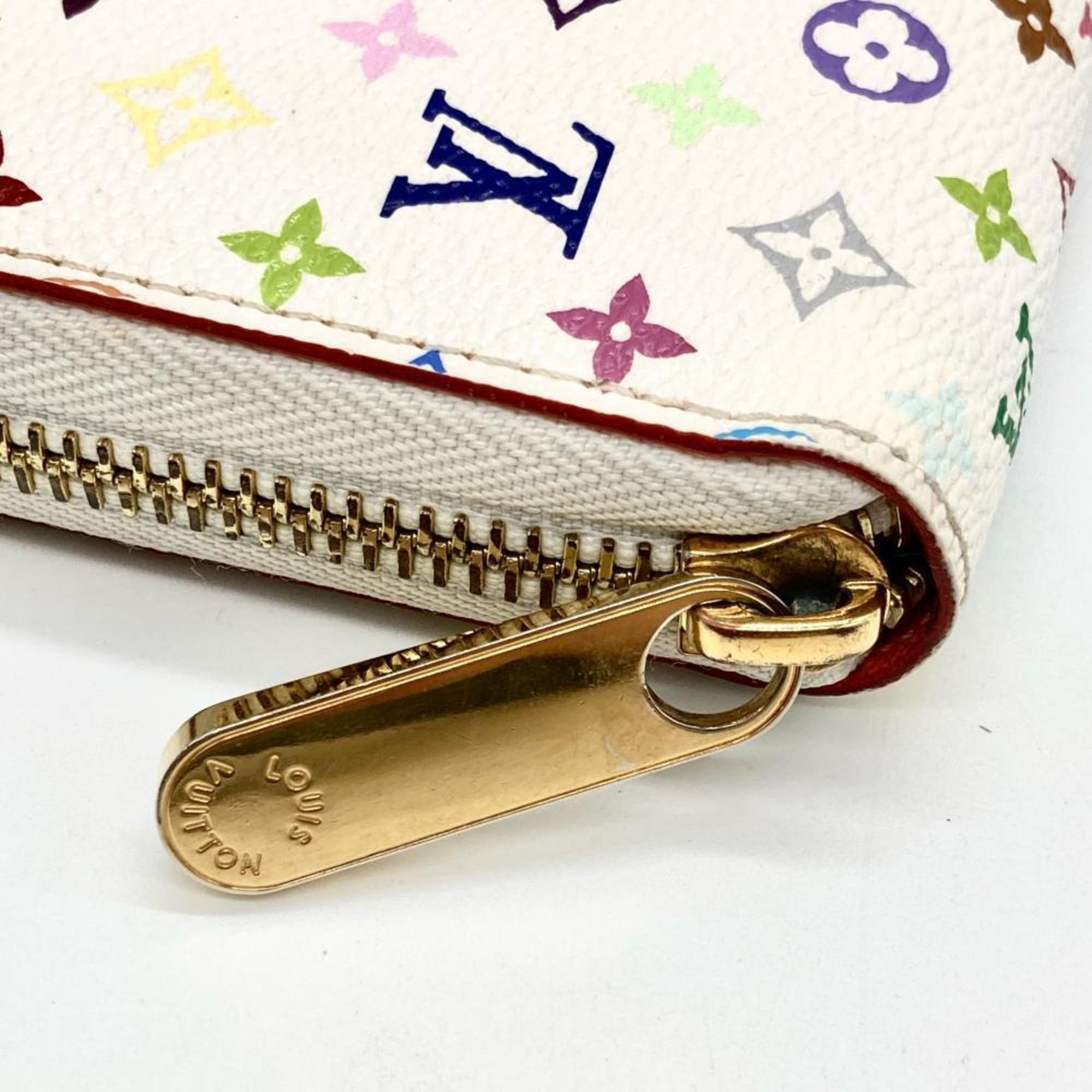 Louis Vuitton Blanc Monogram Multicolore Coin Purse/Coin Case