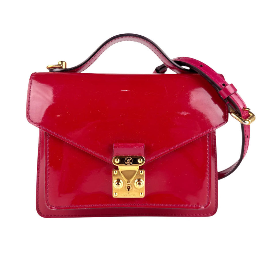 Louis Vuitton Indian Rose Monogram Vernis Handbag Shoulder Bag