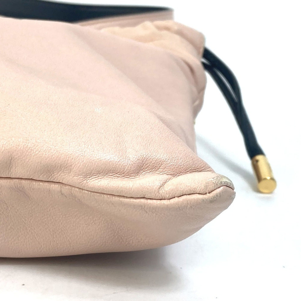 Fendi Pink Leather Shoulder Bag
