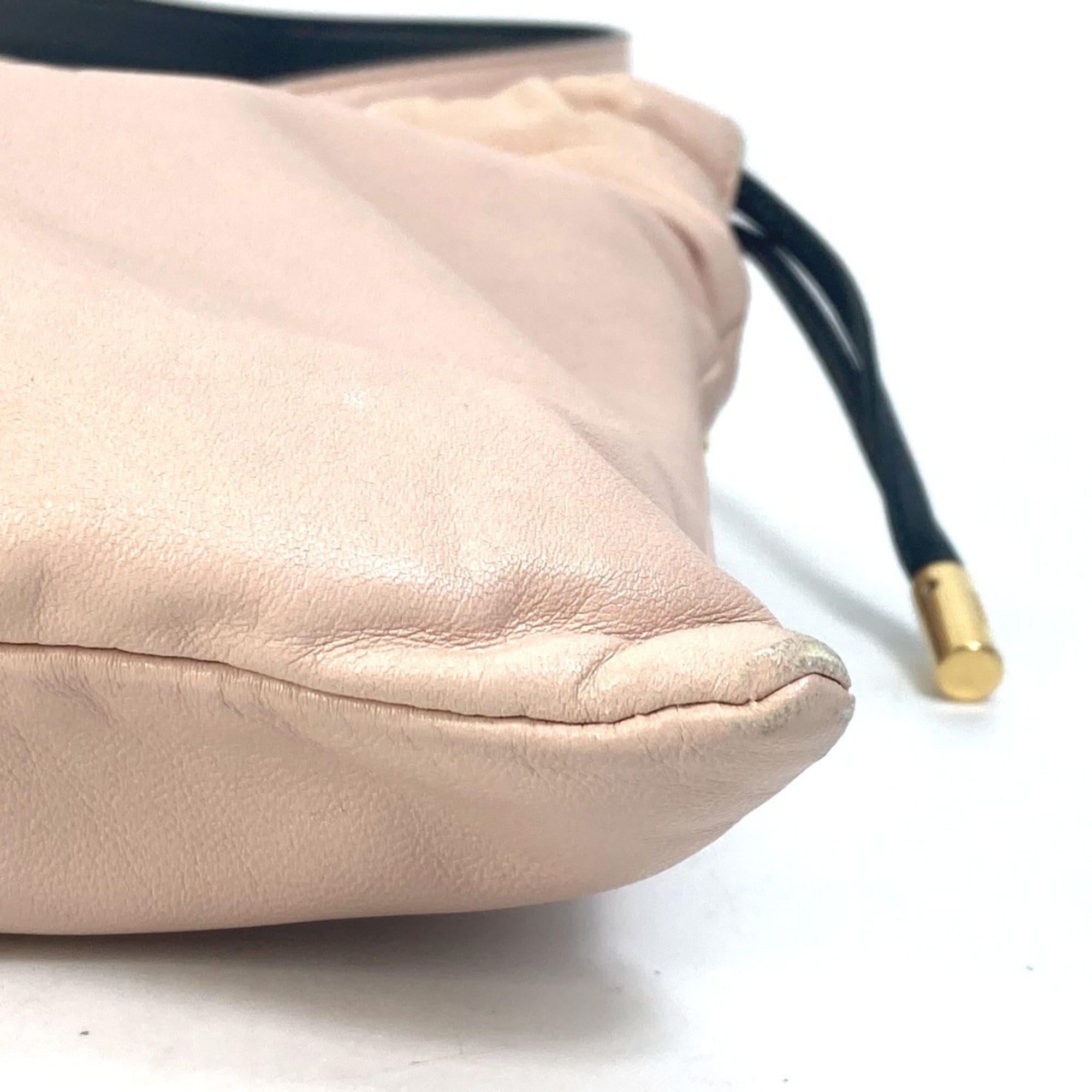 Fendi Pink Leather Shoulder Bag
