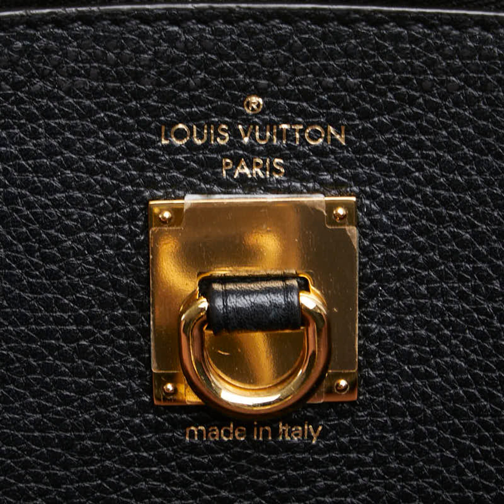 Louis Vuitton Beige Noir Vanilla Leather Handbag Shoulder Bag