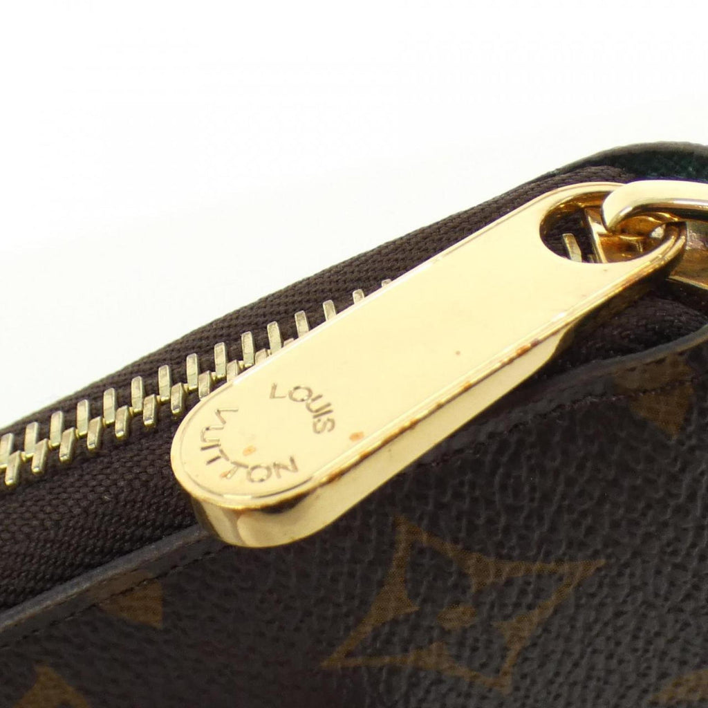 Louis Vuitton Marron Coated Canvas Long Wallet
