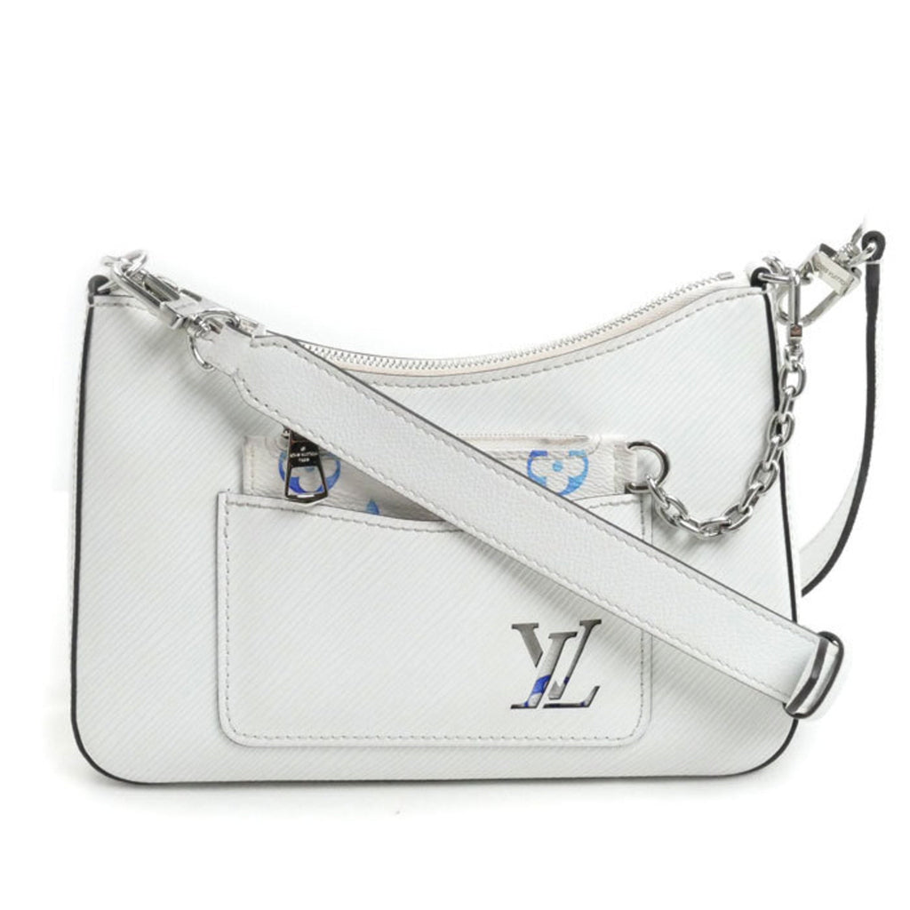 Louis Vuitton White Epi Leather Shoulder Bag
