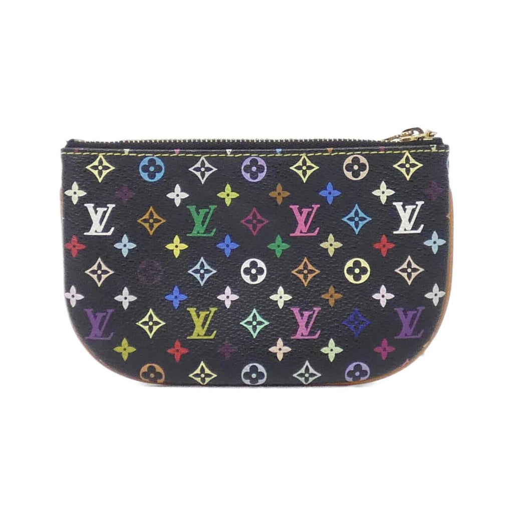 Louis Vuitton Monogram Multicolore Black Coated Canvas Coin Purse/Coin Case