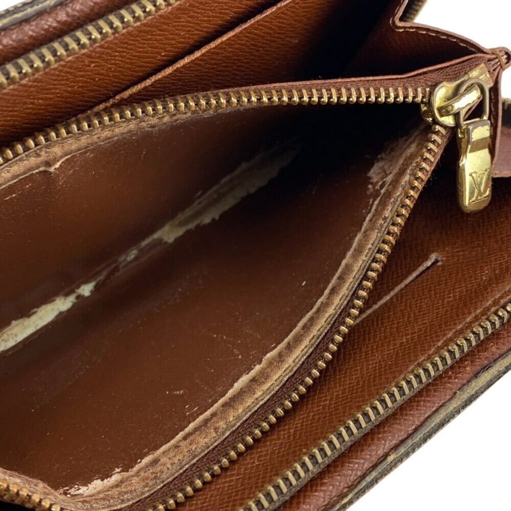 Louis Vuitton Monogram Brown Leather Long Wallet