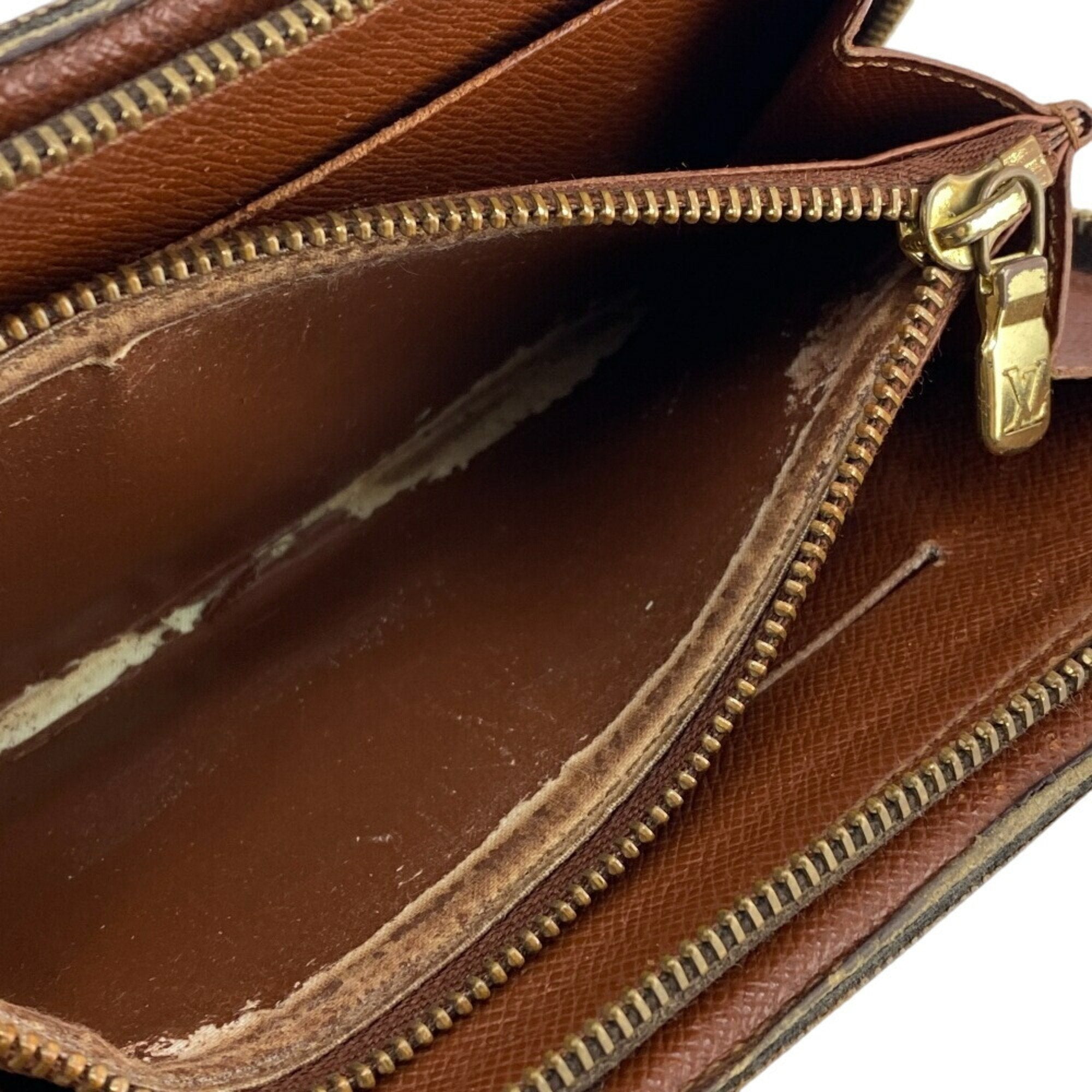 Louis Vuitton Monogram Brown Leather Long Wallet