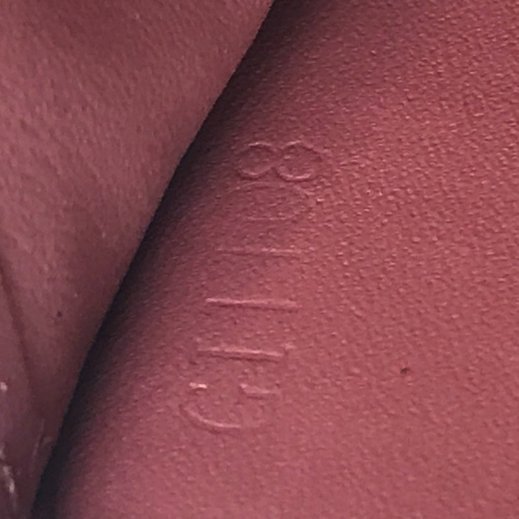 Louis Vuitton Monogram Monogram Pink Beige Monogram Patent Leather Long Wallet