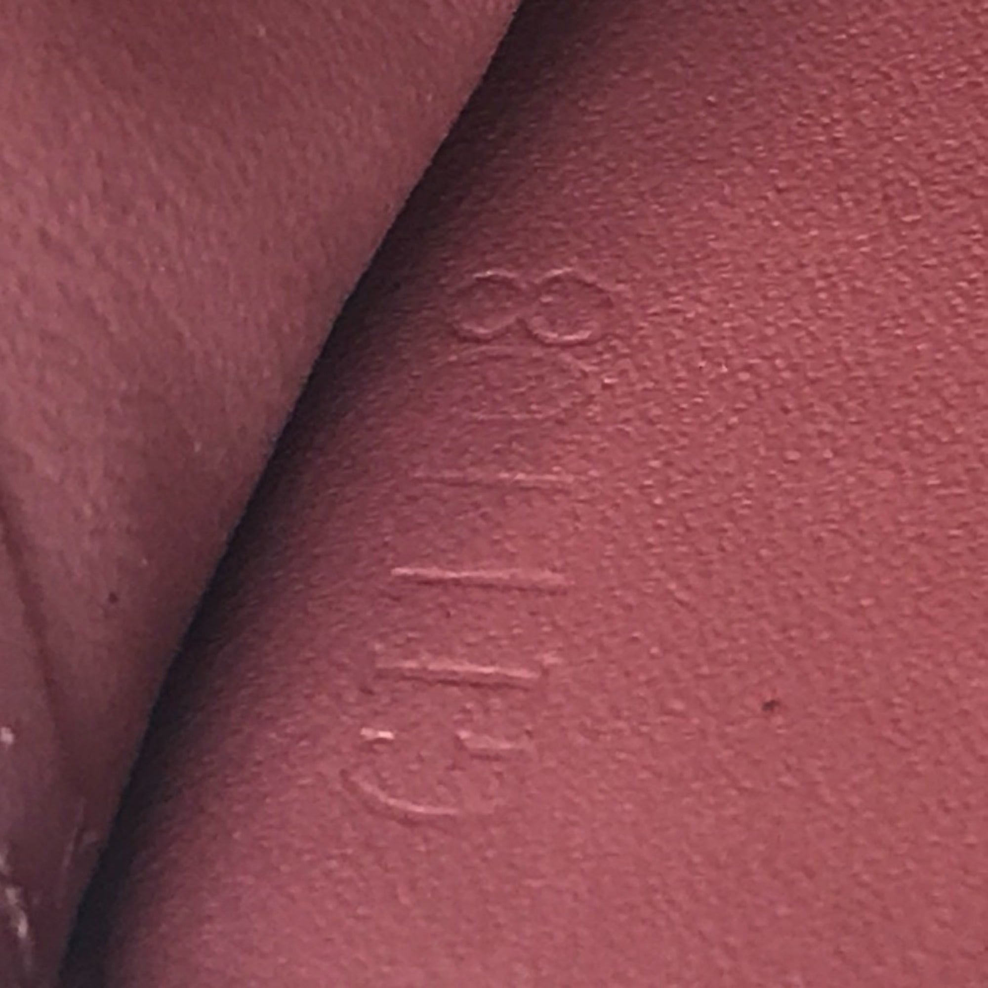 Louis Vuitton Monogram Monogram Pink Beige Monogram Patent Leather Long Wallet