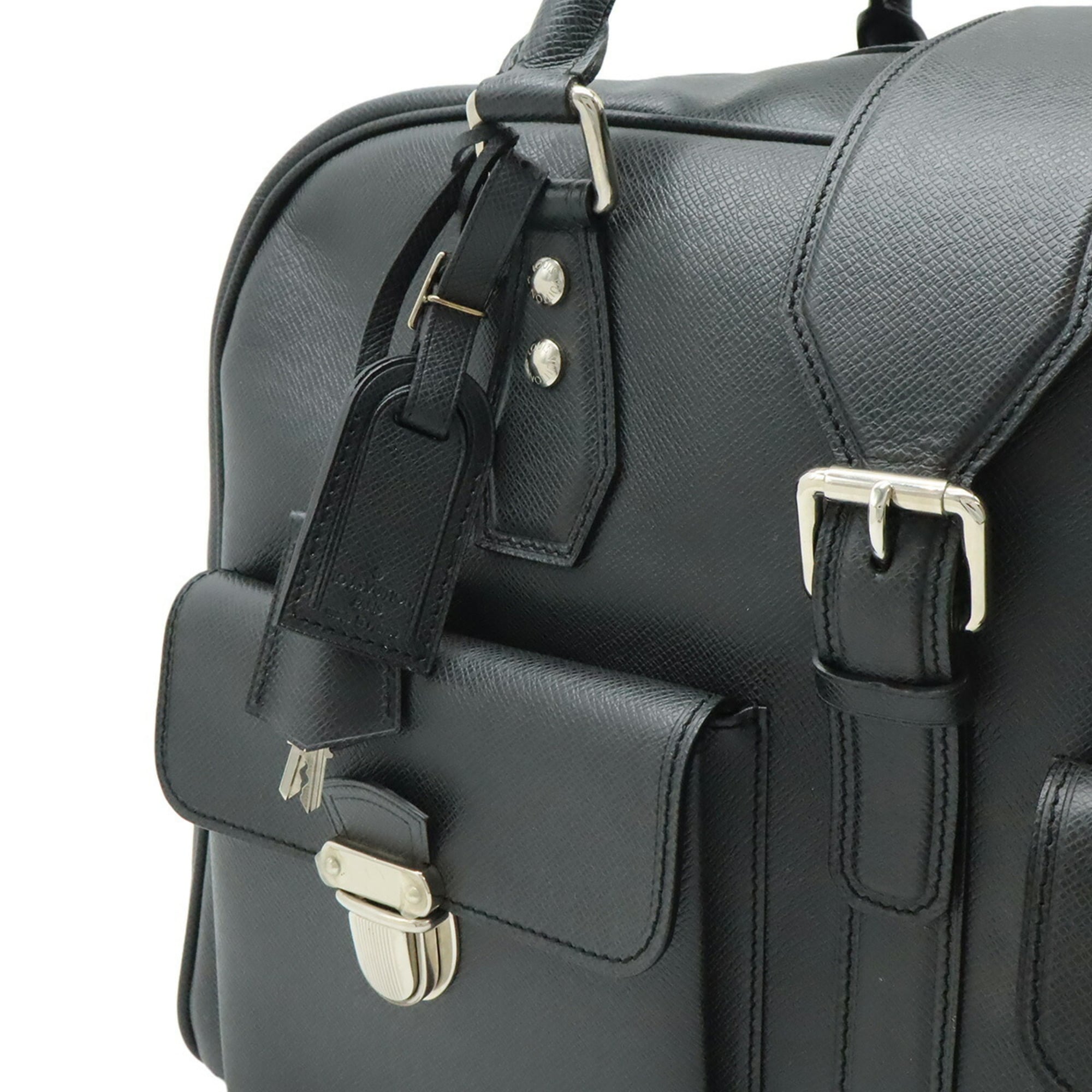 Louis Vuitton Taiga Ardoise Taiga Leather Boston Bag