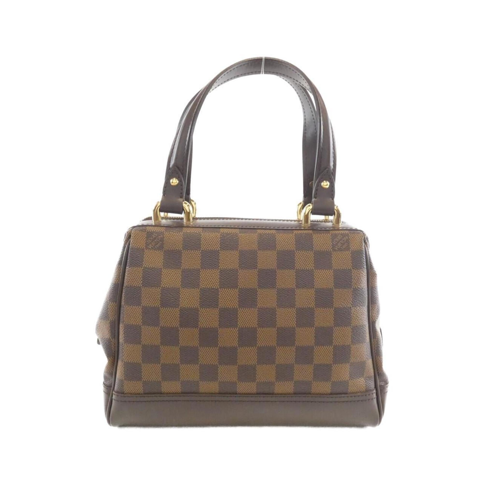 Louis Vuitton Brown Coated Canvas Handbag