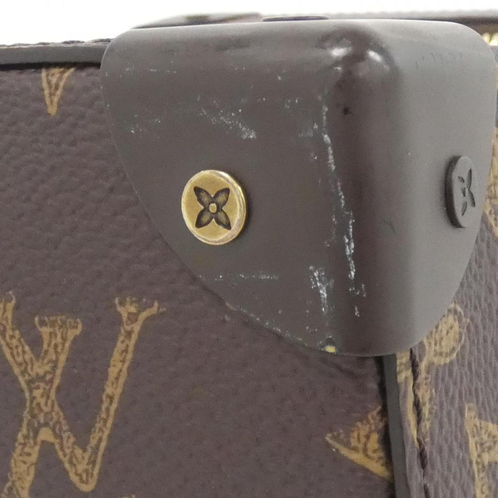 Louis Vuitton Brown Coated Canvas Handbag