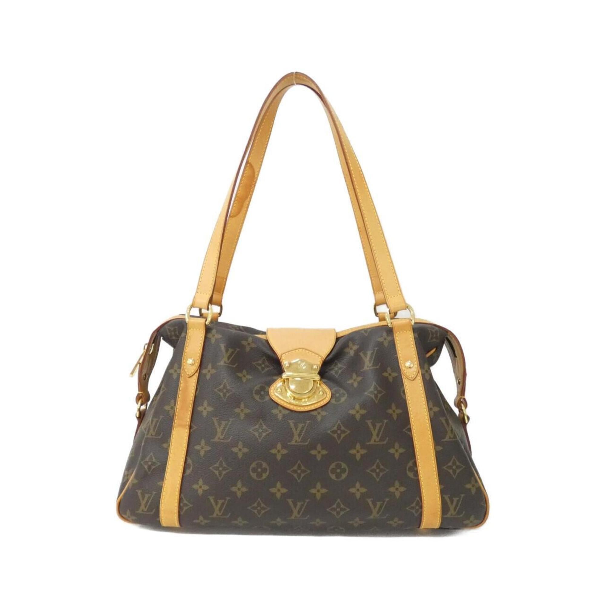 Louis Vuitton Marron Coated Canvas Shoulder Bag