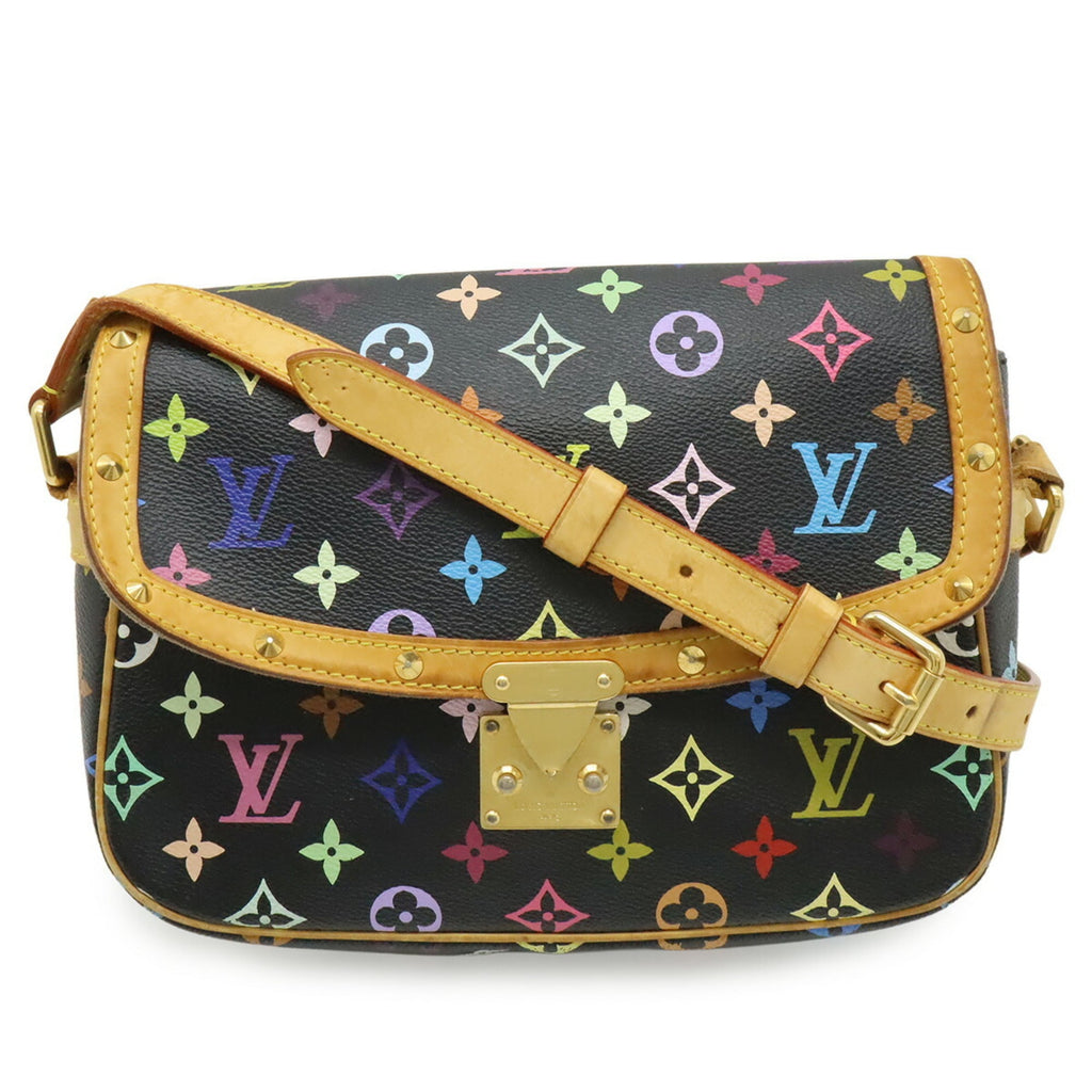 Louis Vuitton Black Monogram Multi-Color Noir Monogram Multicolore Pochette Shoulder Bag