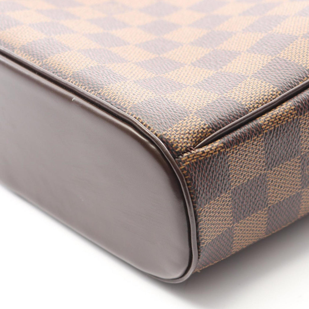 Louis Vuitton Brown Ebene Coated Canvas Pvc Damier Canvas Leather Shoulder Bag